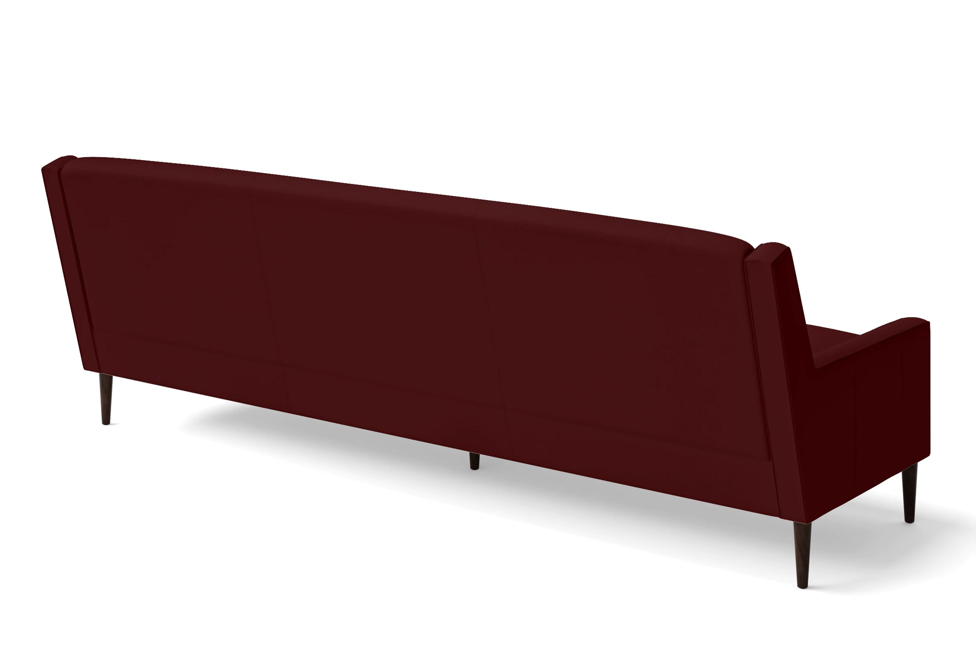 Vigevano 4 Seater Sofa Red Leather