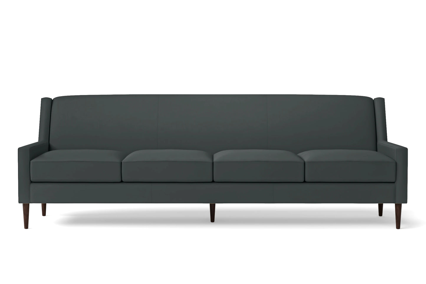 Vigevano 4 Seater Sofa Slate Leather