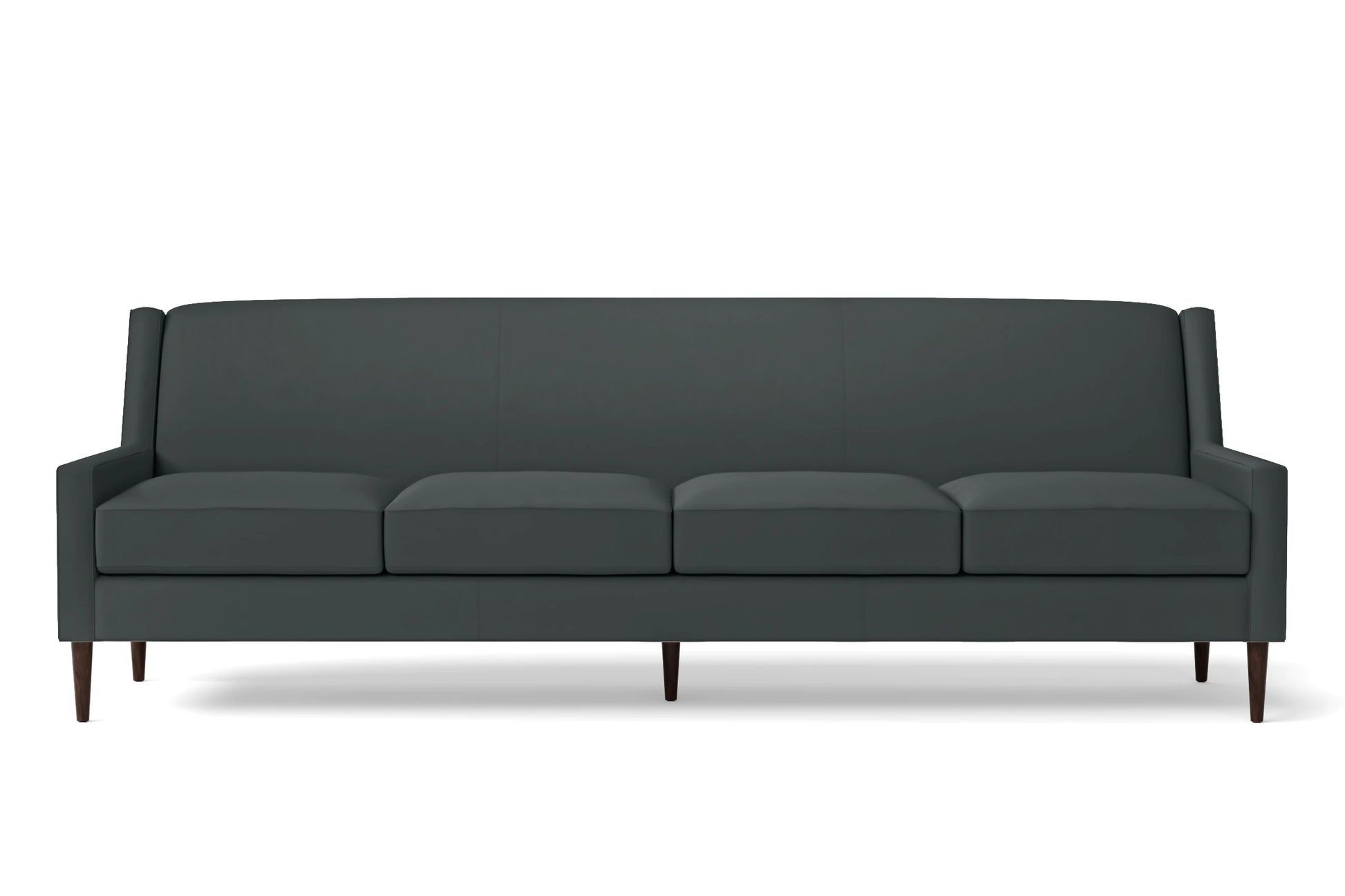 Vigevano 4 Seater Sofa Slate Leather