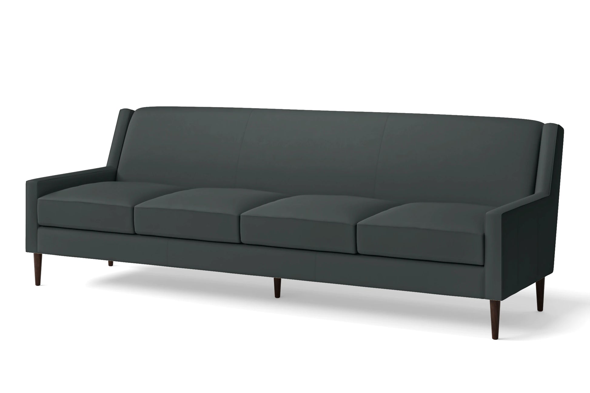 Vigevano 4 Seater Sofa Slate Leather