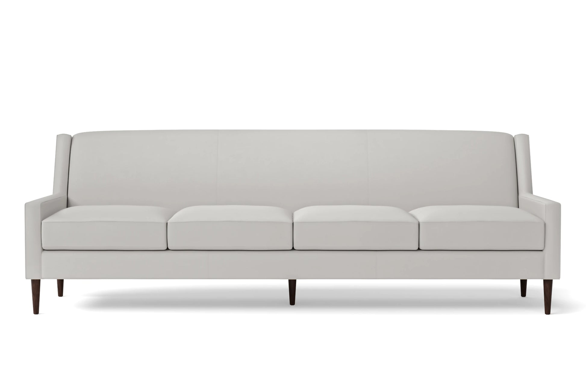 Vigevano 4 Seater Sofa White Leather