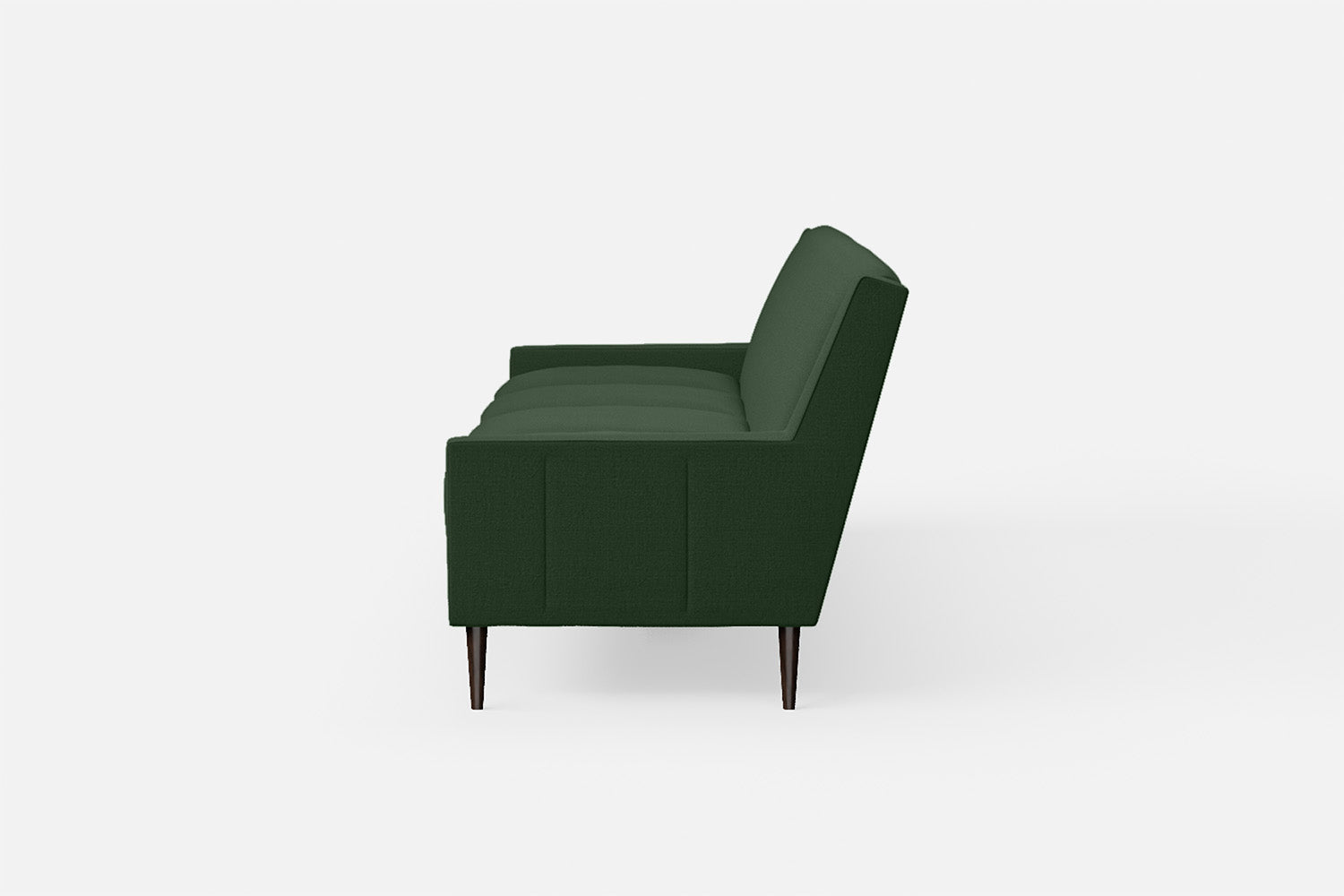 Vigevano 4 Seater Sofa Forest Green Linen Fabric