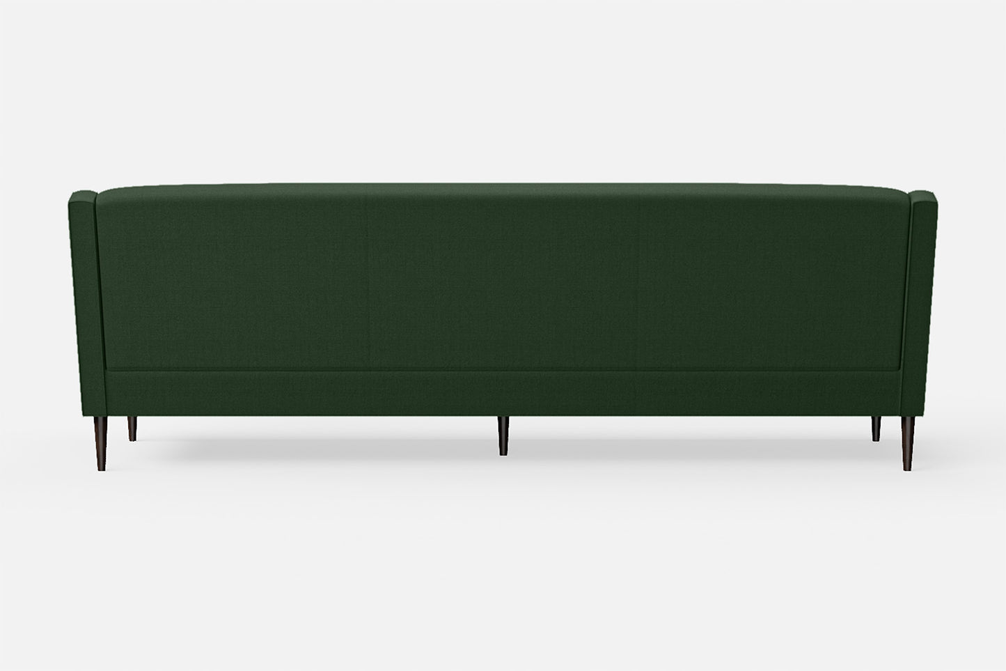 Vigevano 4 Seater Sofa Forest Green Linen Fabric