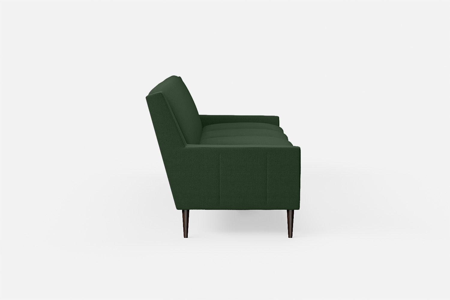 Vigevano 4 Seater Sofa Forest Green Linen Fabric