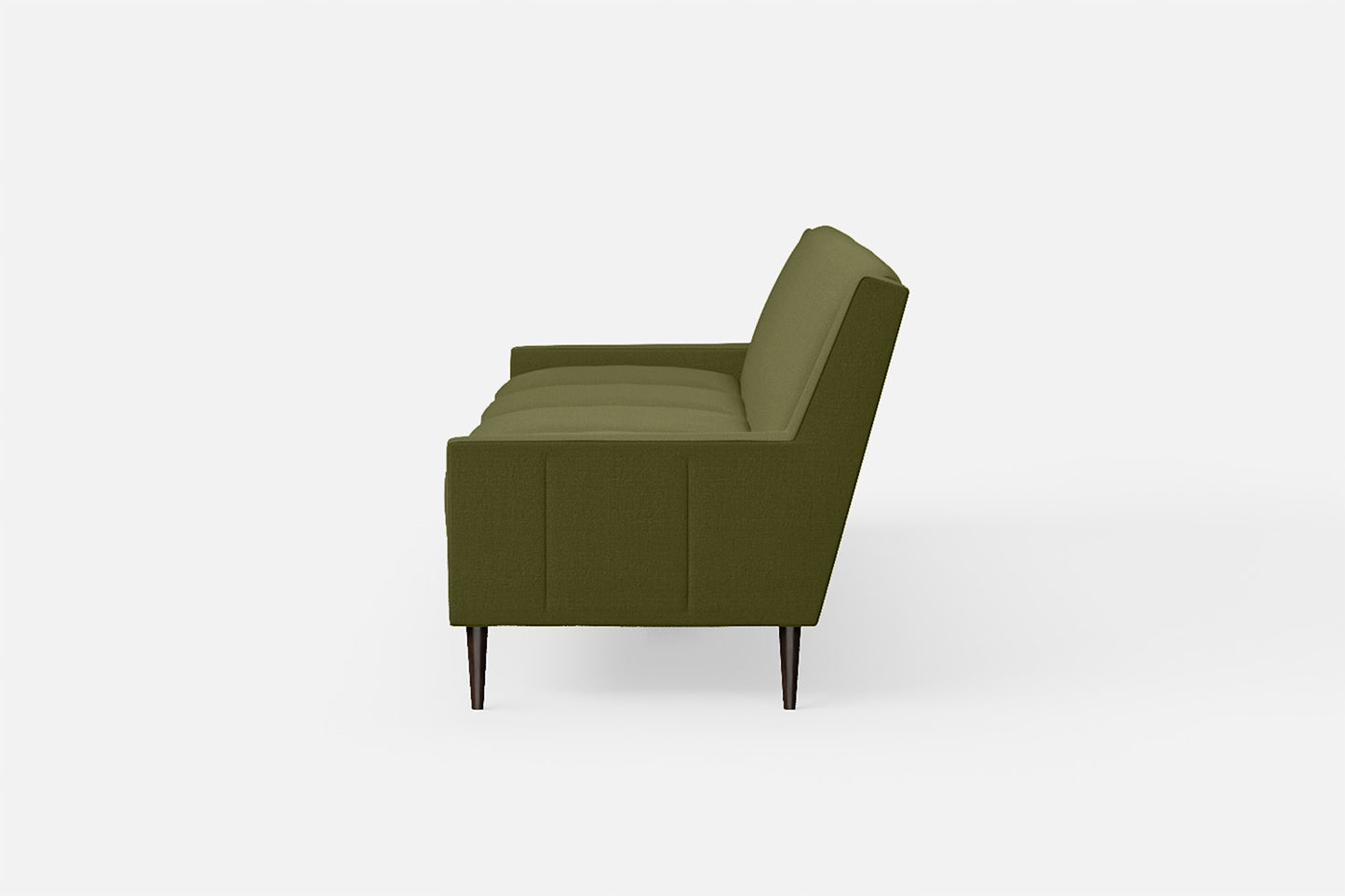 Vigevano 4 Seater Sofa Olive Linen Fabric