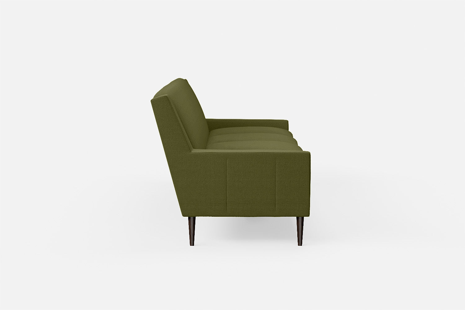 Vigevano 4 Seater Sofa Olive Linen Fabric