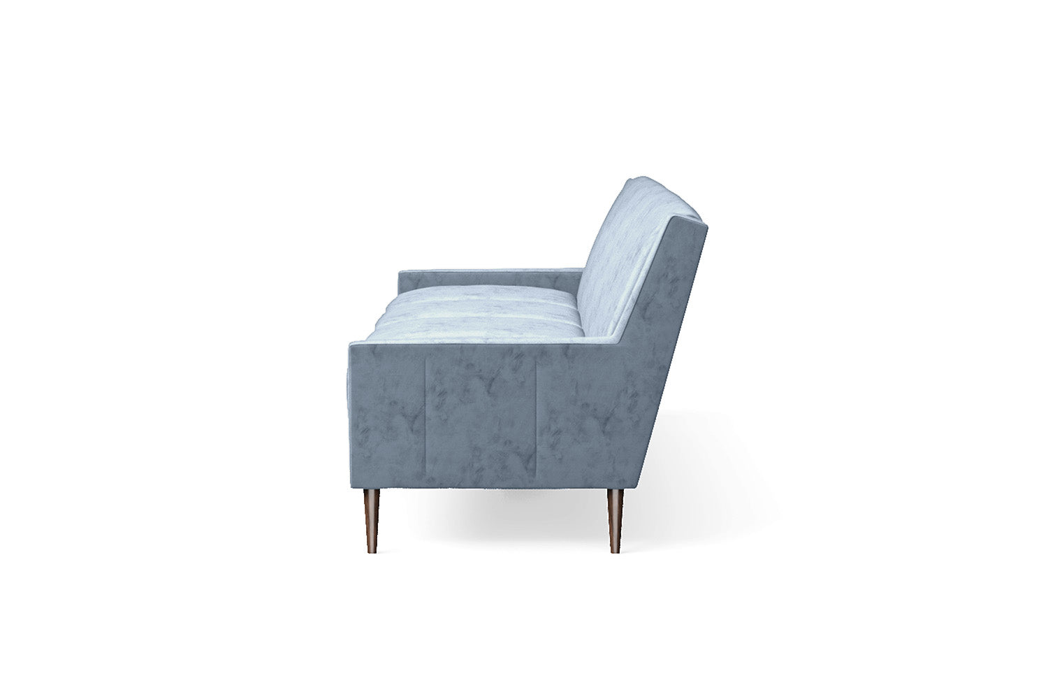 Vigevano 4 Seater Sofa Baby Blue Velvet