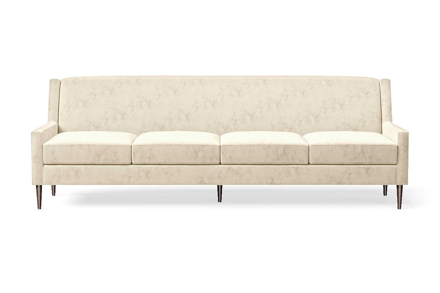 Vigevano 4 Seater Sofa Cream Velvet