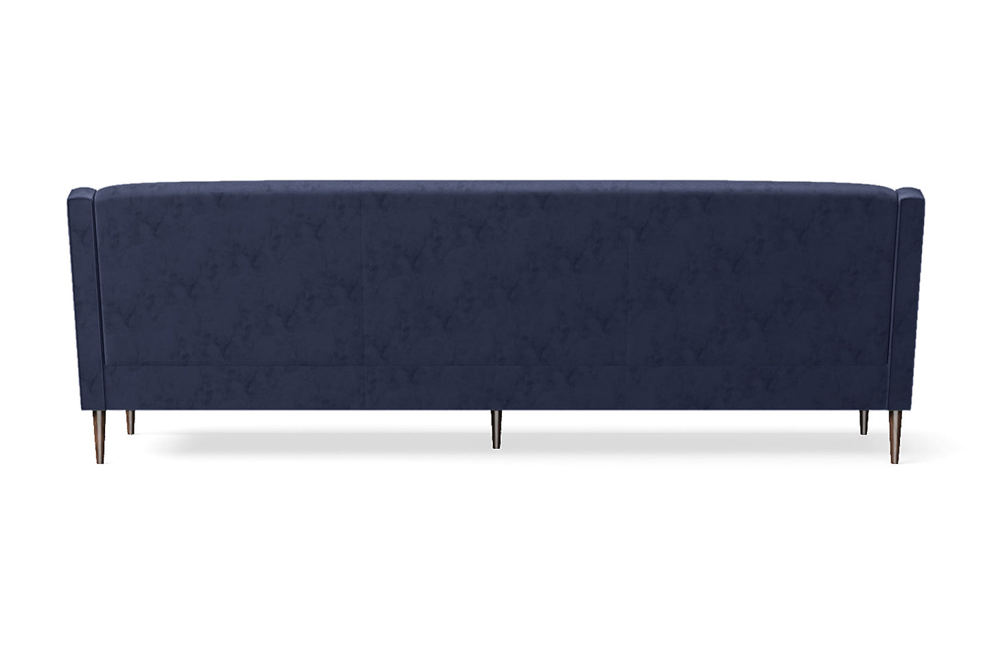 Vigevano 4 Seater Sofa Dark Blue Velvet