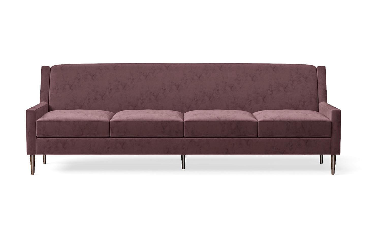 Vigevano 4 Seater Sofa Grape Velvet