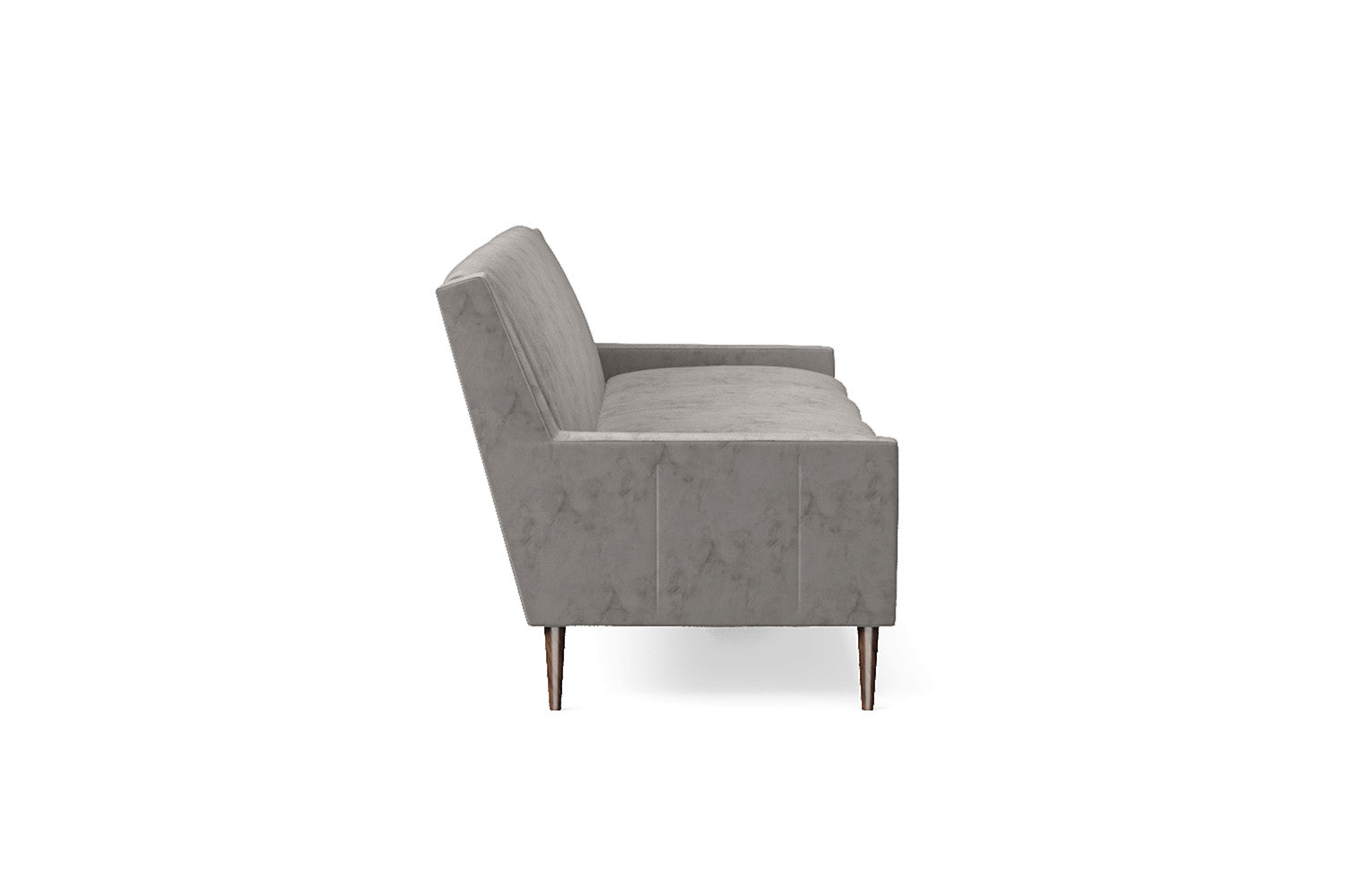 Vigevano 4 Seater Sofa Grey Velvet