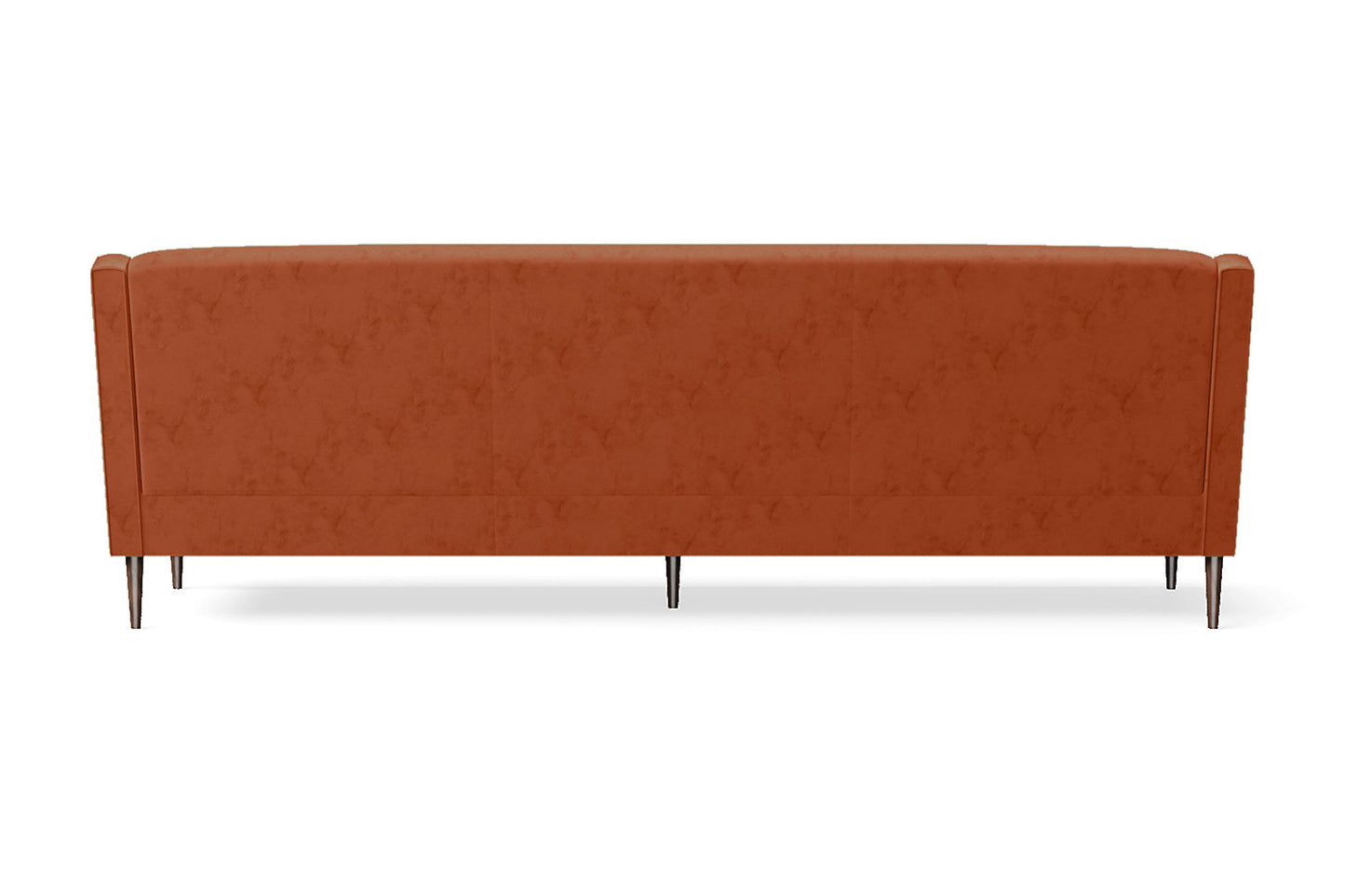 Vigevano 4 Seater Sofa Orange Velvet