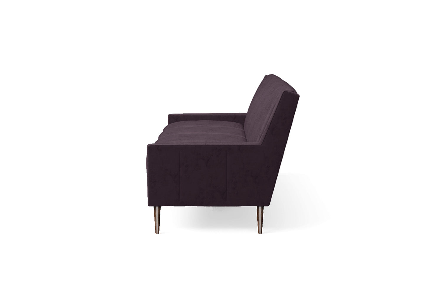 Vigevano 4 Seater Sofa Purple Velvet