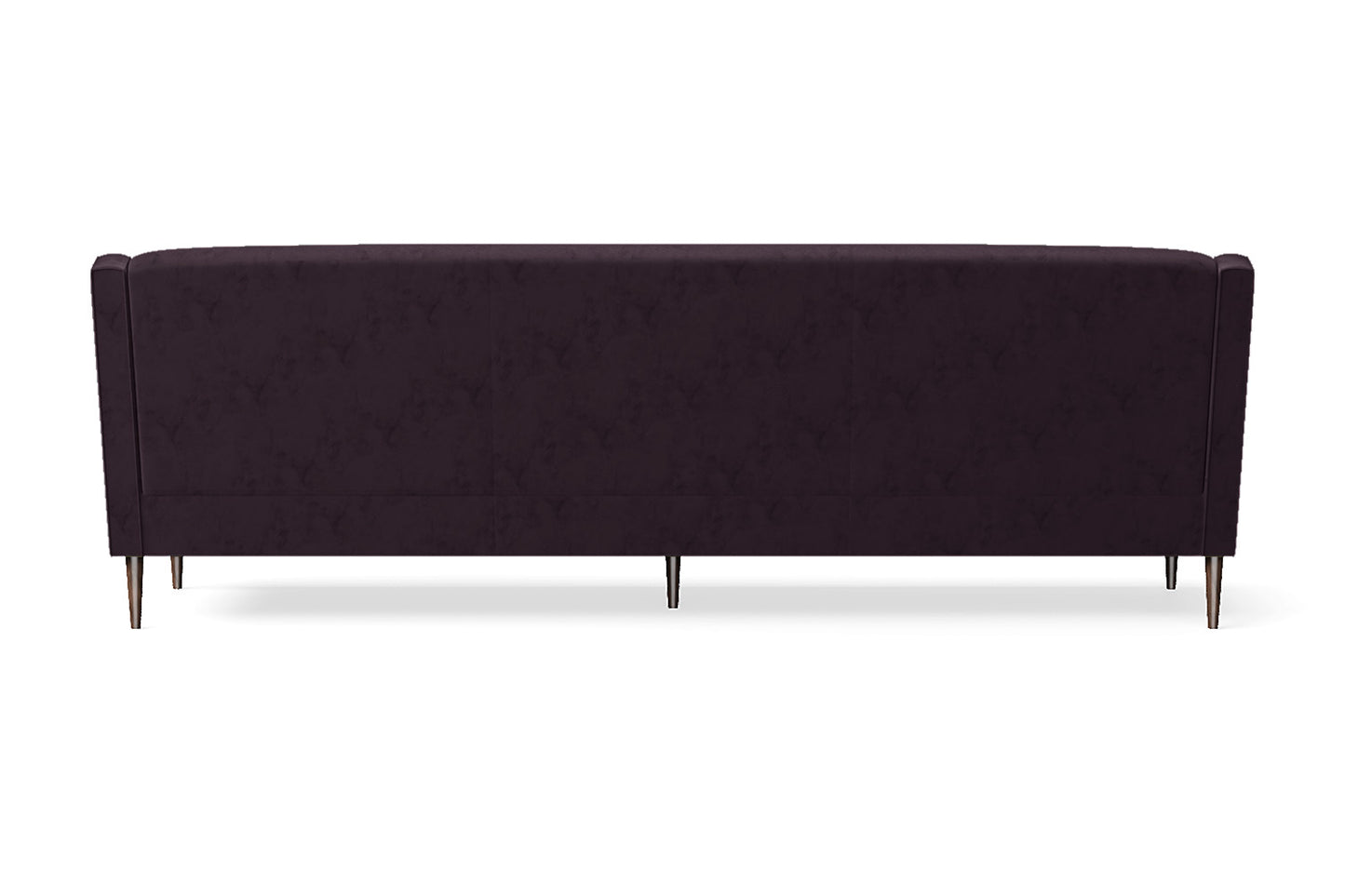 Vigevano 4 Seater Sofa Purple Velvet