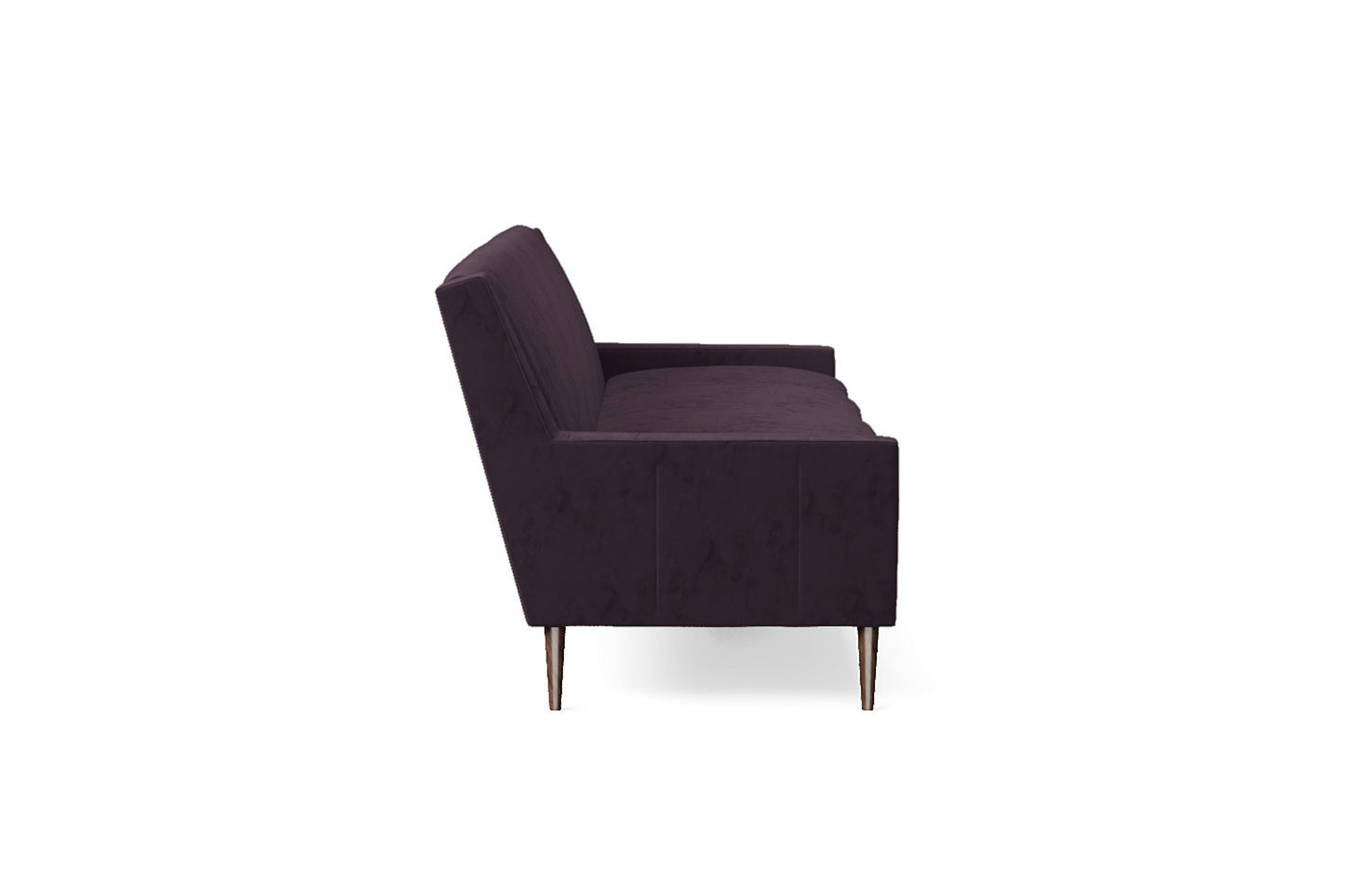 Vigevano 4 Seater Sofa Purple Velvet