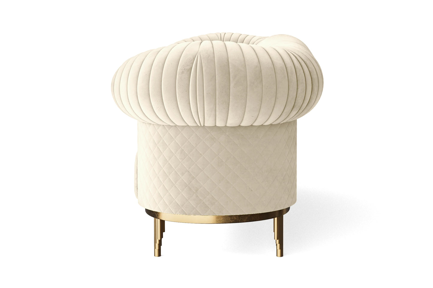 Viterbo Armchair Cream Velvet