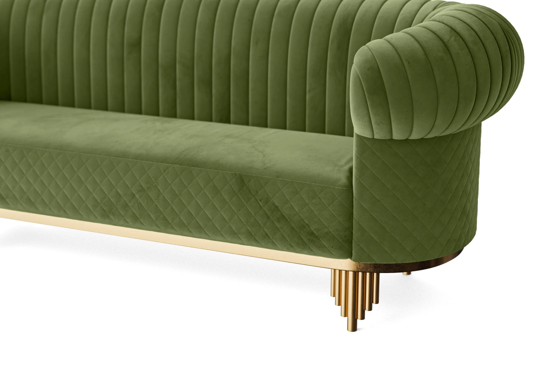 Viterbo Armchair Lime Velvet