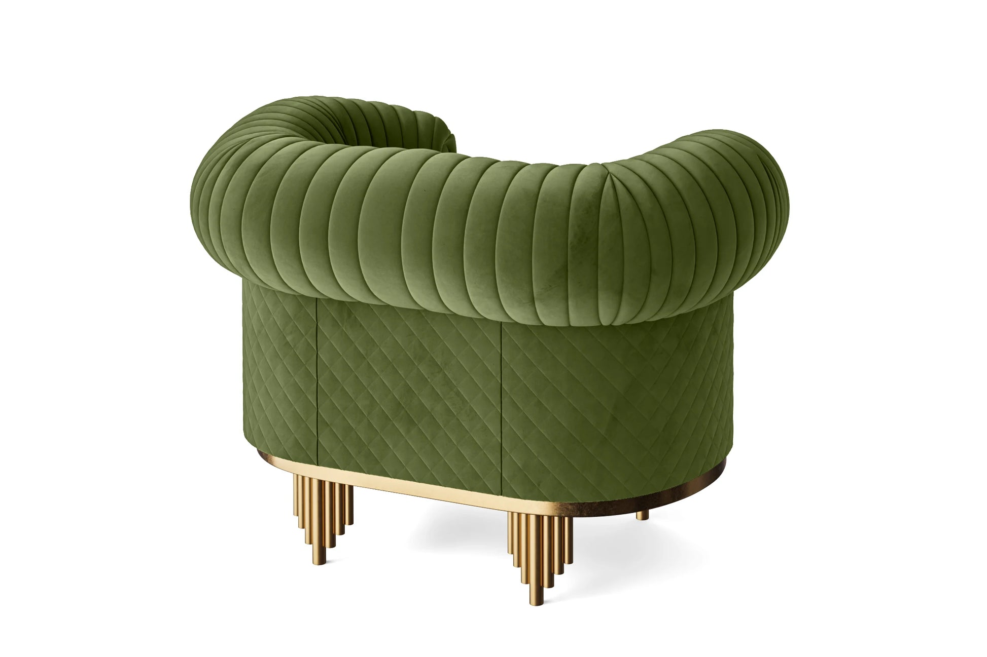 Viterbo Armchair Lime Velvet