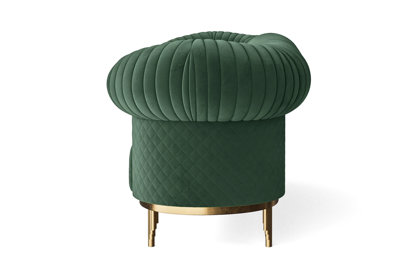 Viterbo 2 Seater Sofa Green Velvet