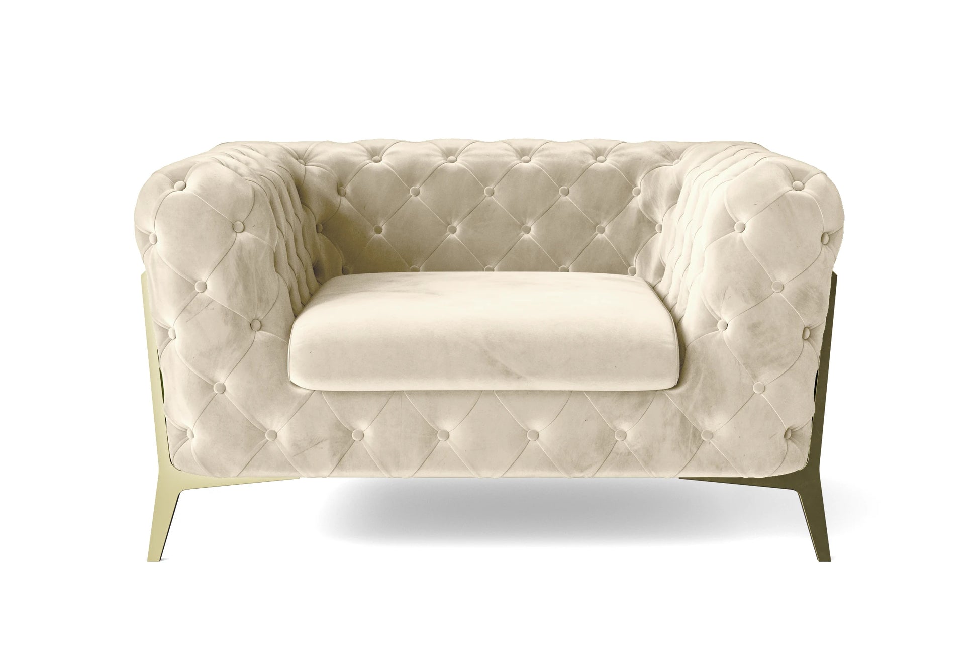 Vito Armchair Cream Velvet