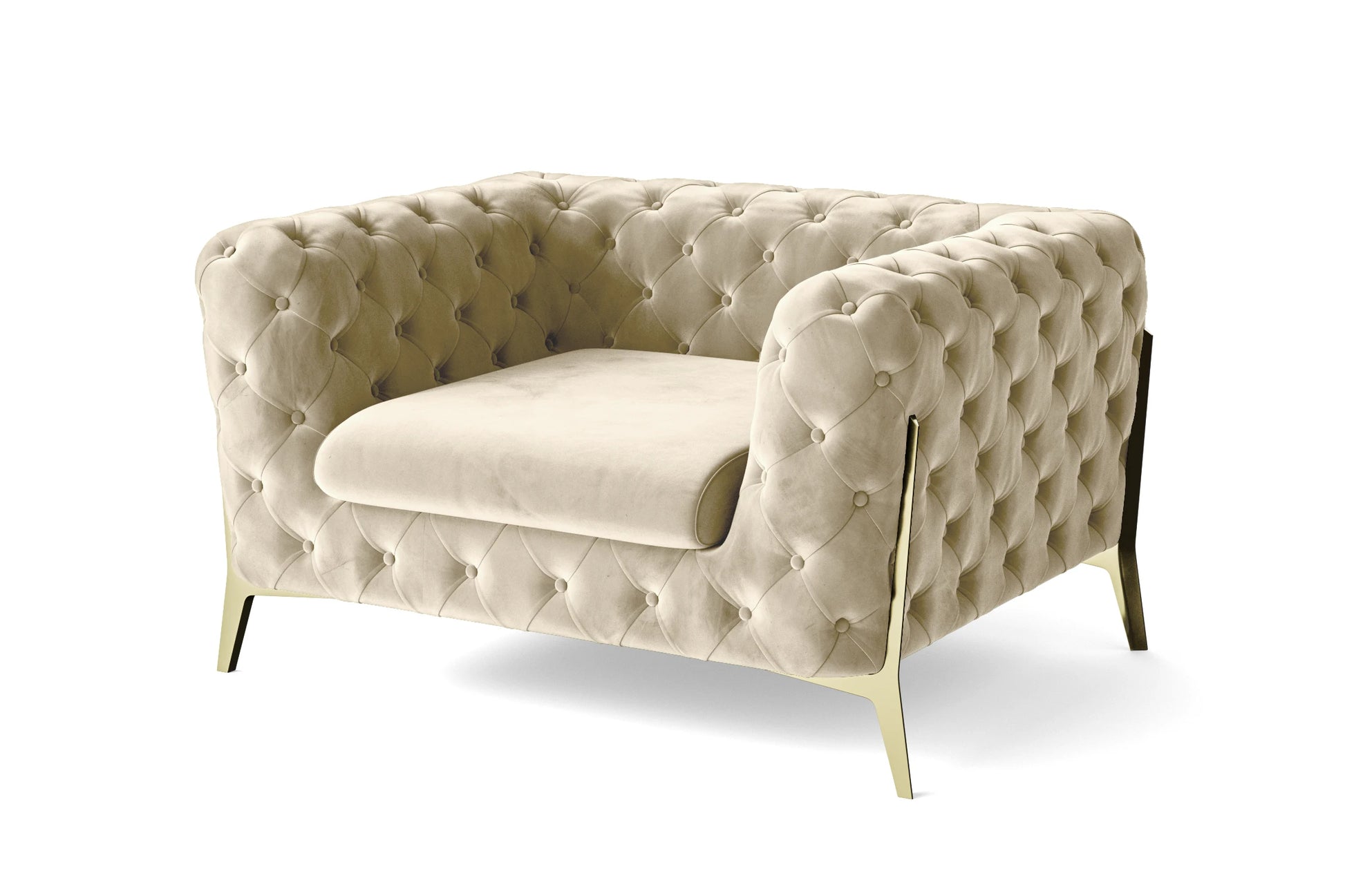 Vito Armchair Cream Velvet