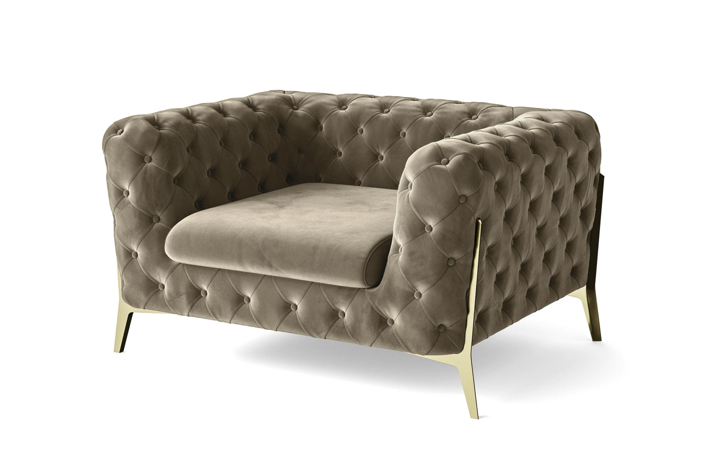 Vito Armchair Sand Velvet