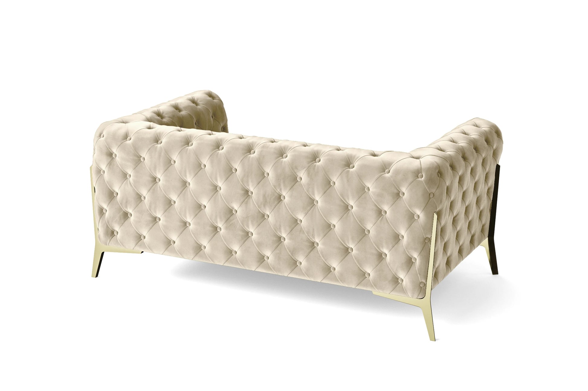 Vito 2 Seater Sofa Cream Velvet