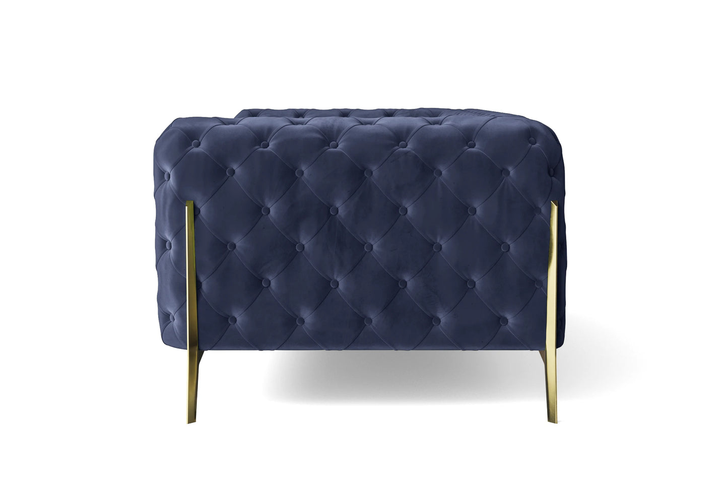 Vito 2 Seater Sofa Dark Blue Velvet