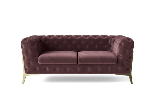 Vito 2 Seater Sofa Grape Velvet