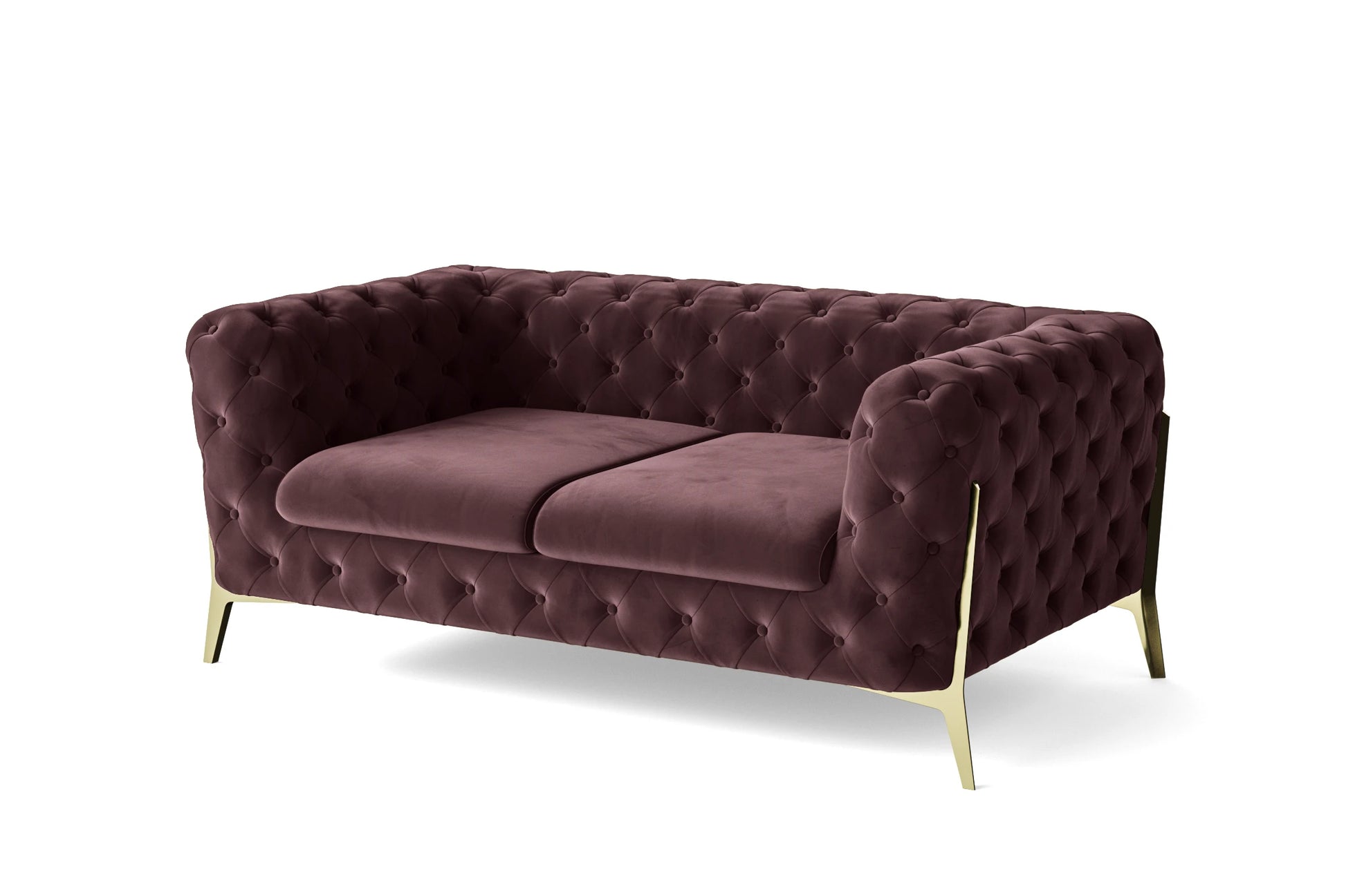 Vito 2 Seater Sofa Grape Velvet