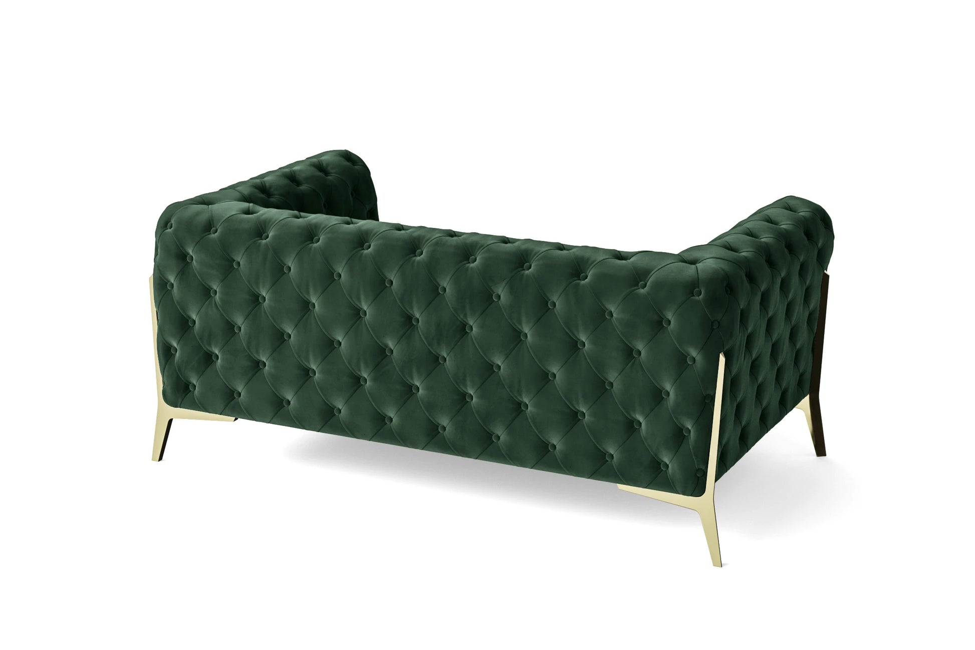 Vito 2 Seater Sofa Green Velvet