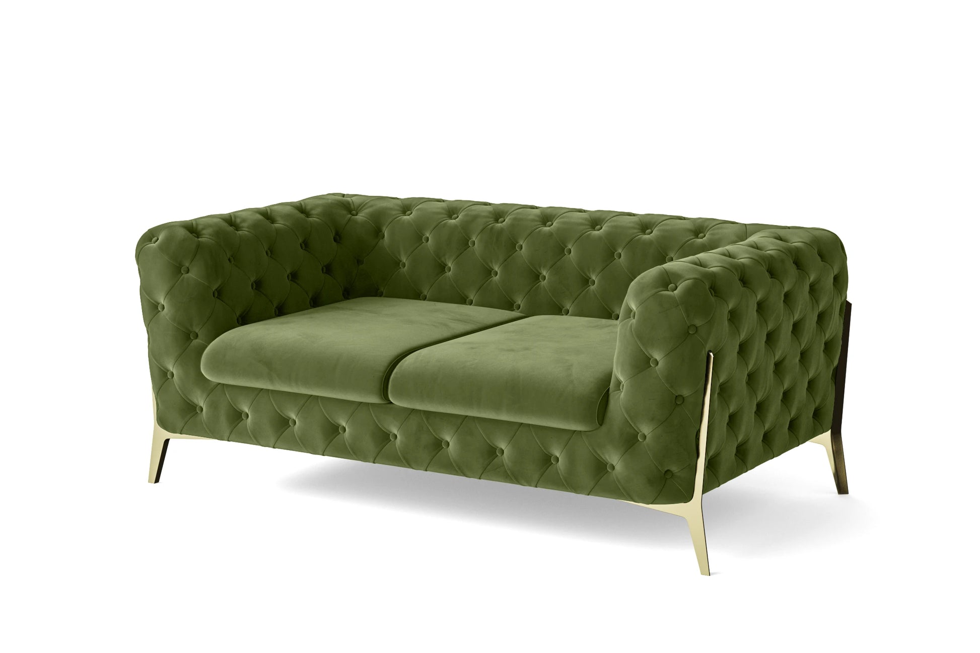 Vito 2 Seater Sofa Lime Velvet