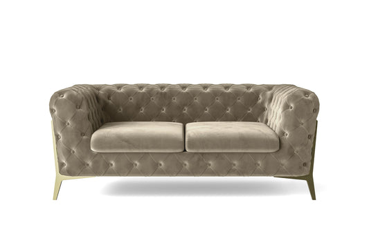 Vito 2 Seater Sofa Sand Velvet