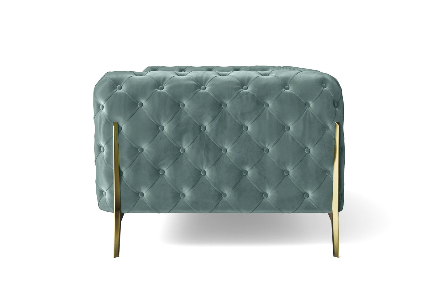 Vito 2 Seater Sofa Teal Velvet