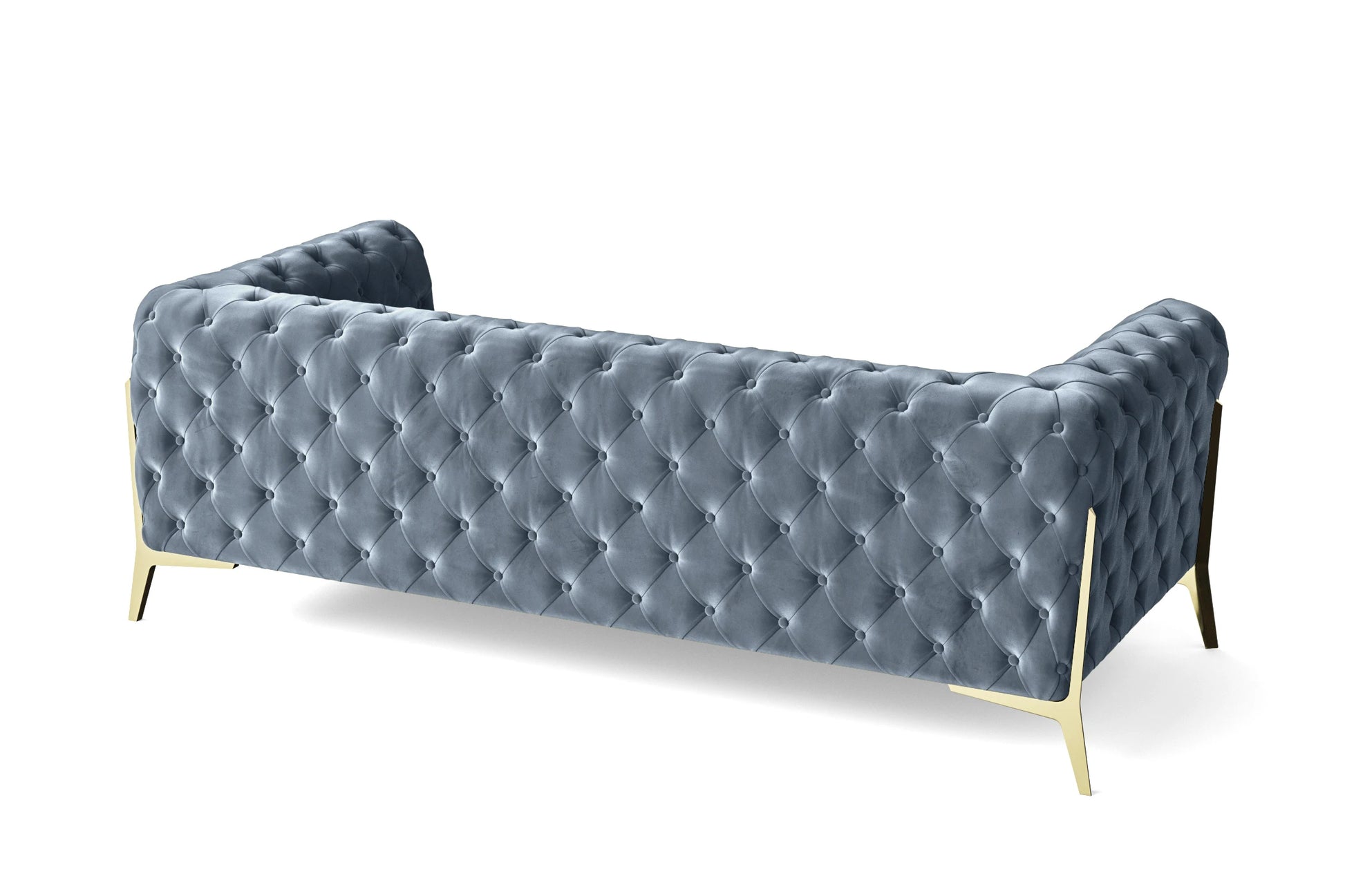 Vito 3 Seater Sofa Baby Blue Velvet