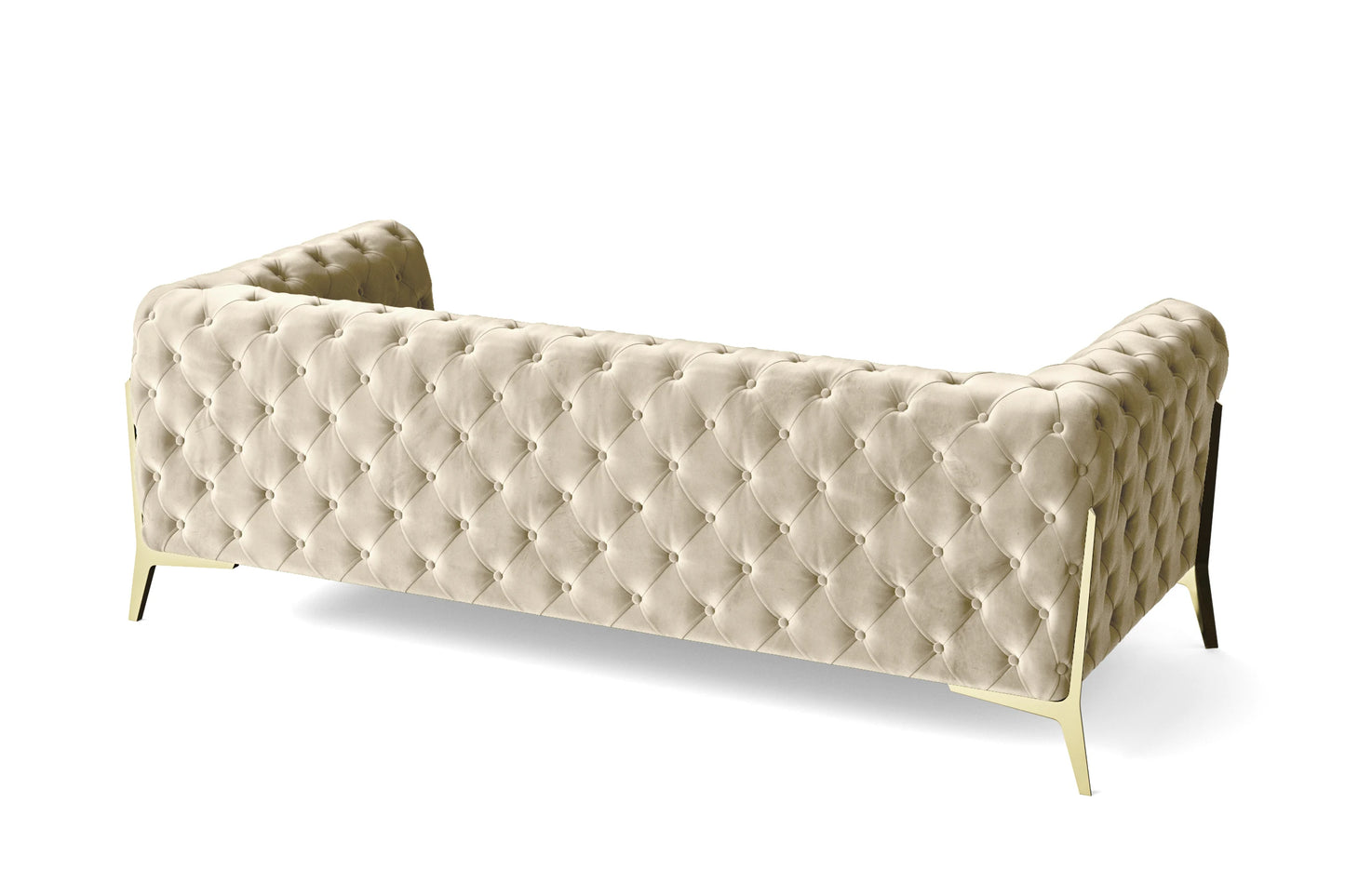 Vito 3 Seater Sofa Cream Velvet