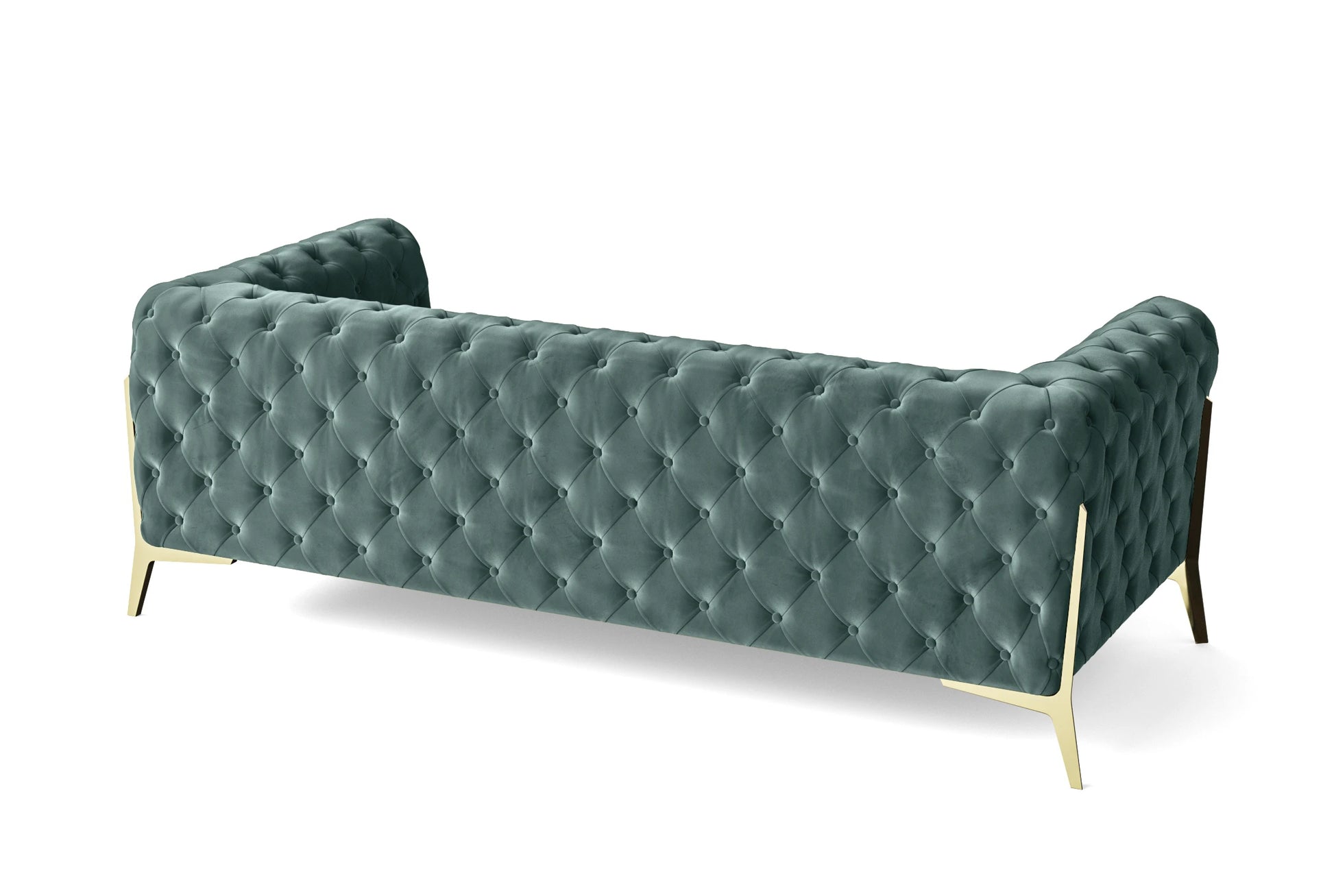 Vito 3 Seater Sofa Teal Velvet