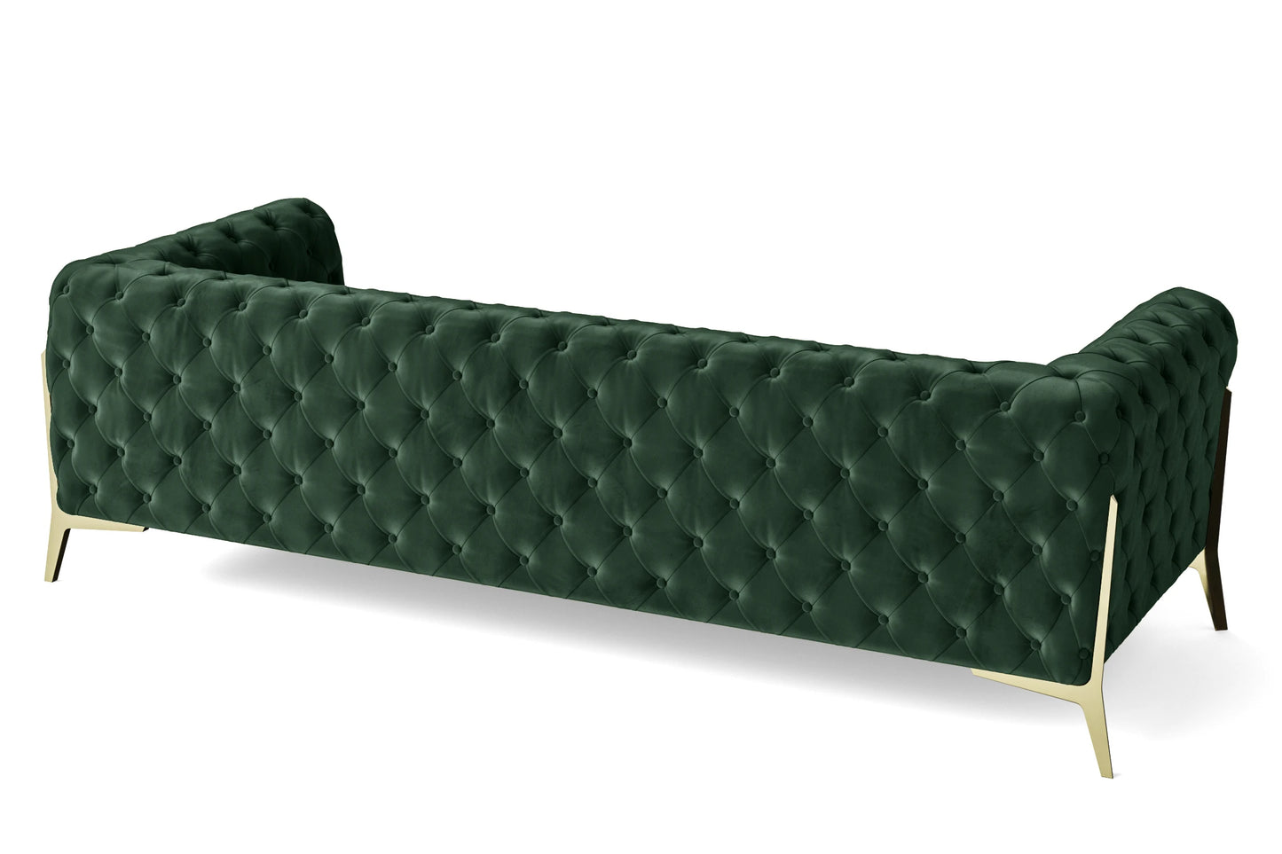 Vito 4 Seater Sofa Green Velvet